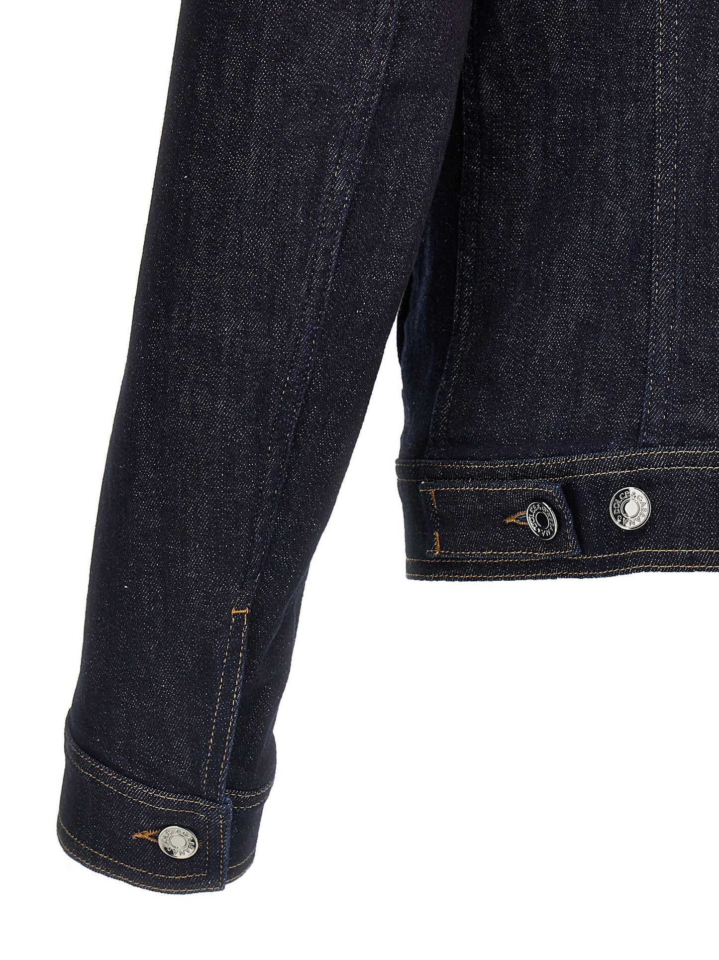 Dolce & Gabbana Men Logo Denim Jacket