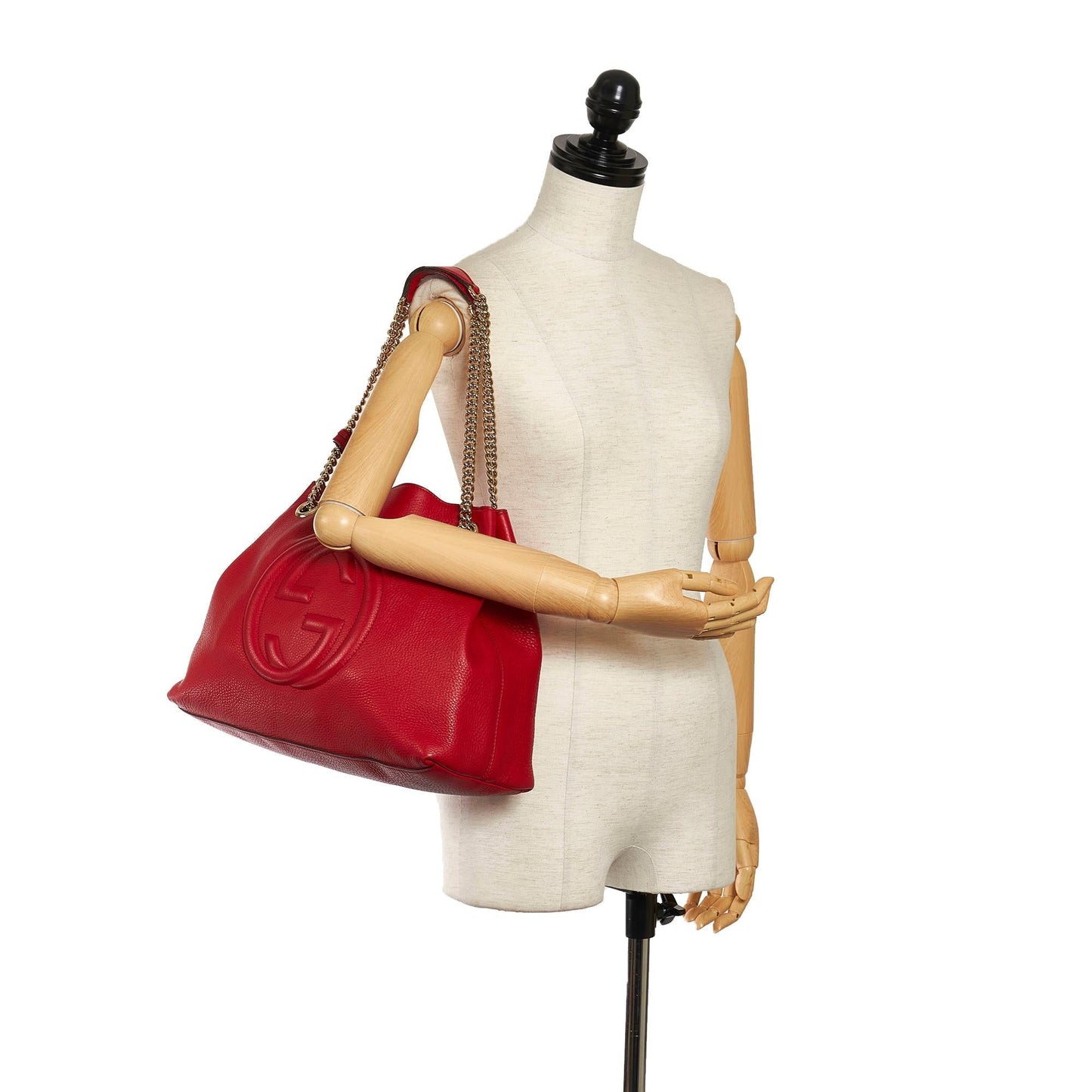 Gucci Soho Chain Leather Shoulder Bag (SHG-34502)