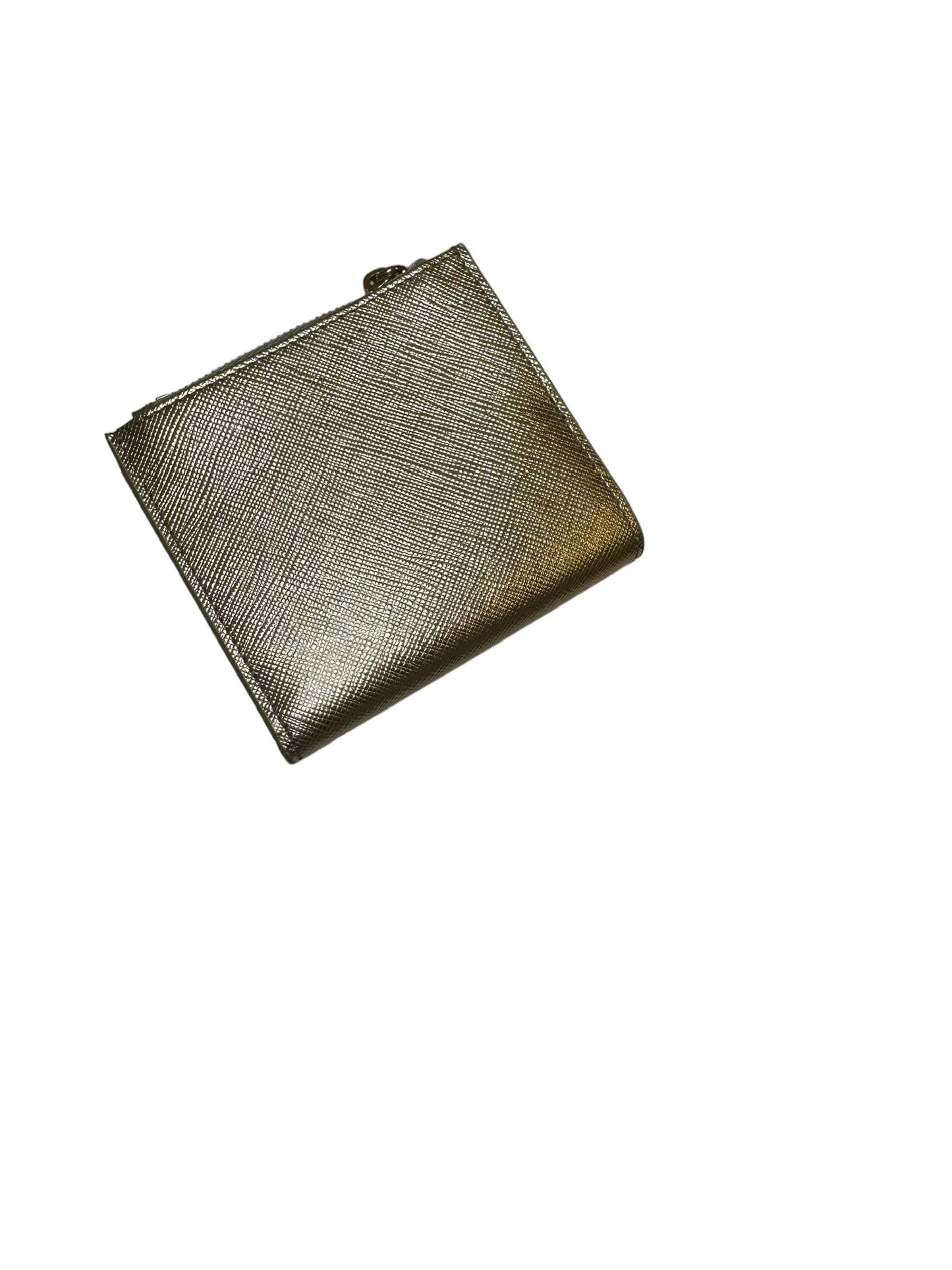 PRADA - Platinum Saffiano Small Wallet