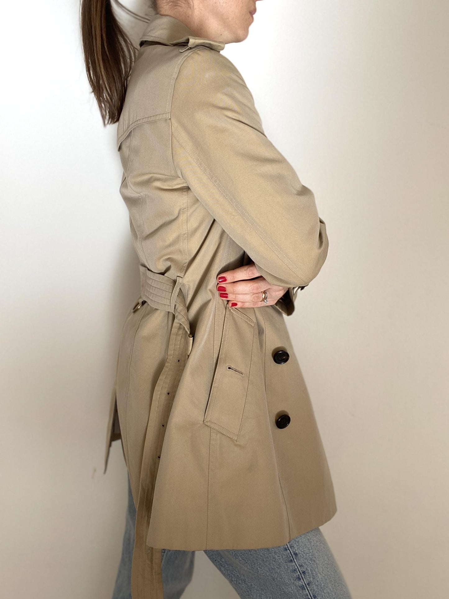 BURBERRY SANDRINGHAM TRENCHCOAT - UK 8/US 6/GER 36