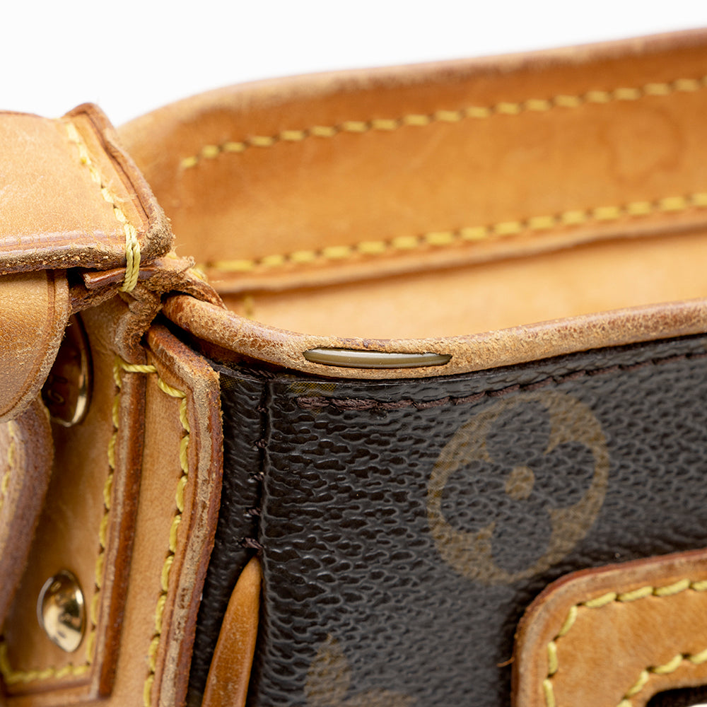 Louis Vuitton Monogram Canvas Hudson GM Shoulder Bag - FINAL SALE (SHF-18402)