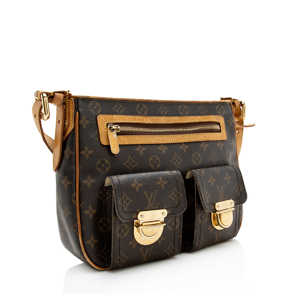 Louis Vuitton Monogram Canvas Hudson GM Shoulder Bag - FINAL SALE (SHF-18402)