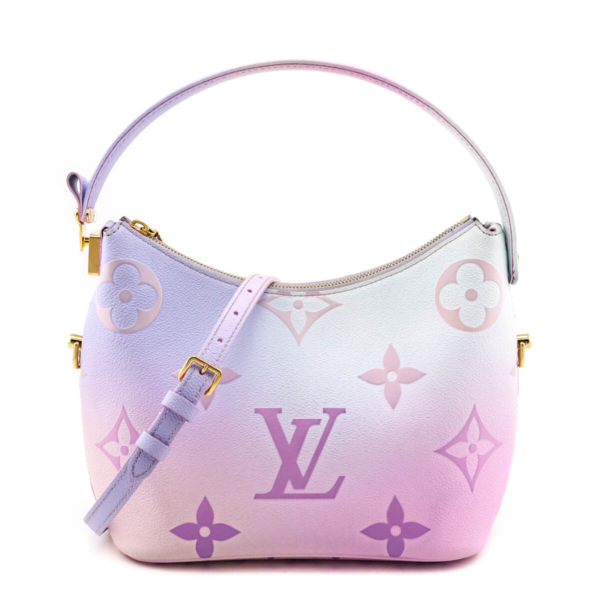 Louis Vuitton Sunrise Pastel Monogram Giant Spring in the City Marshmallow Hobo PM