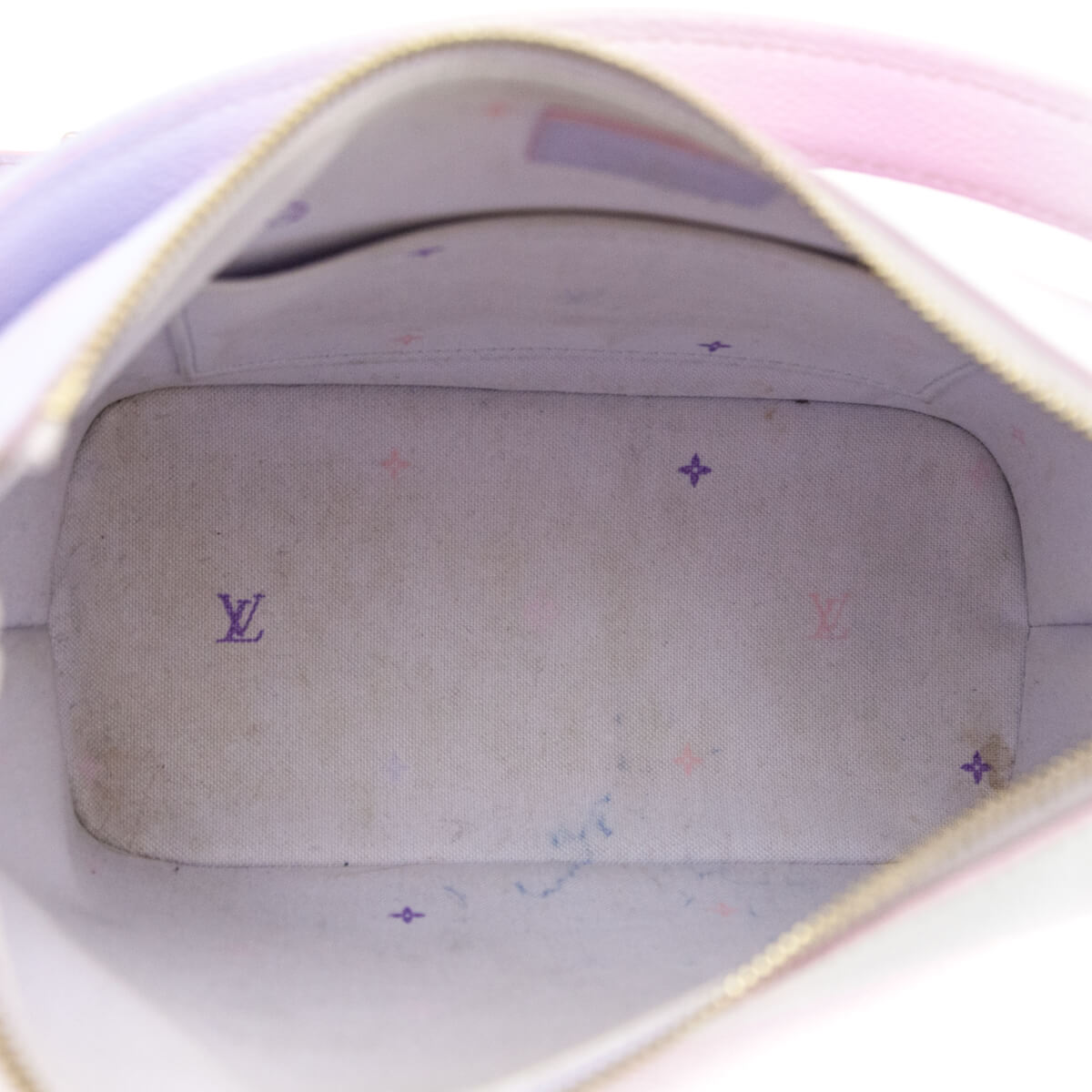 Louis Vuitton Sunrise Pastel Monogram Giant Spring in the City Marshmallow Hobo PM