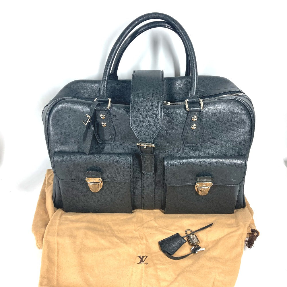 LOUIS VUITTON Boston Duffel bag M32502 Taiga Leather black Taiga Ivan