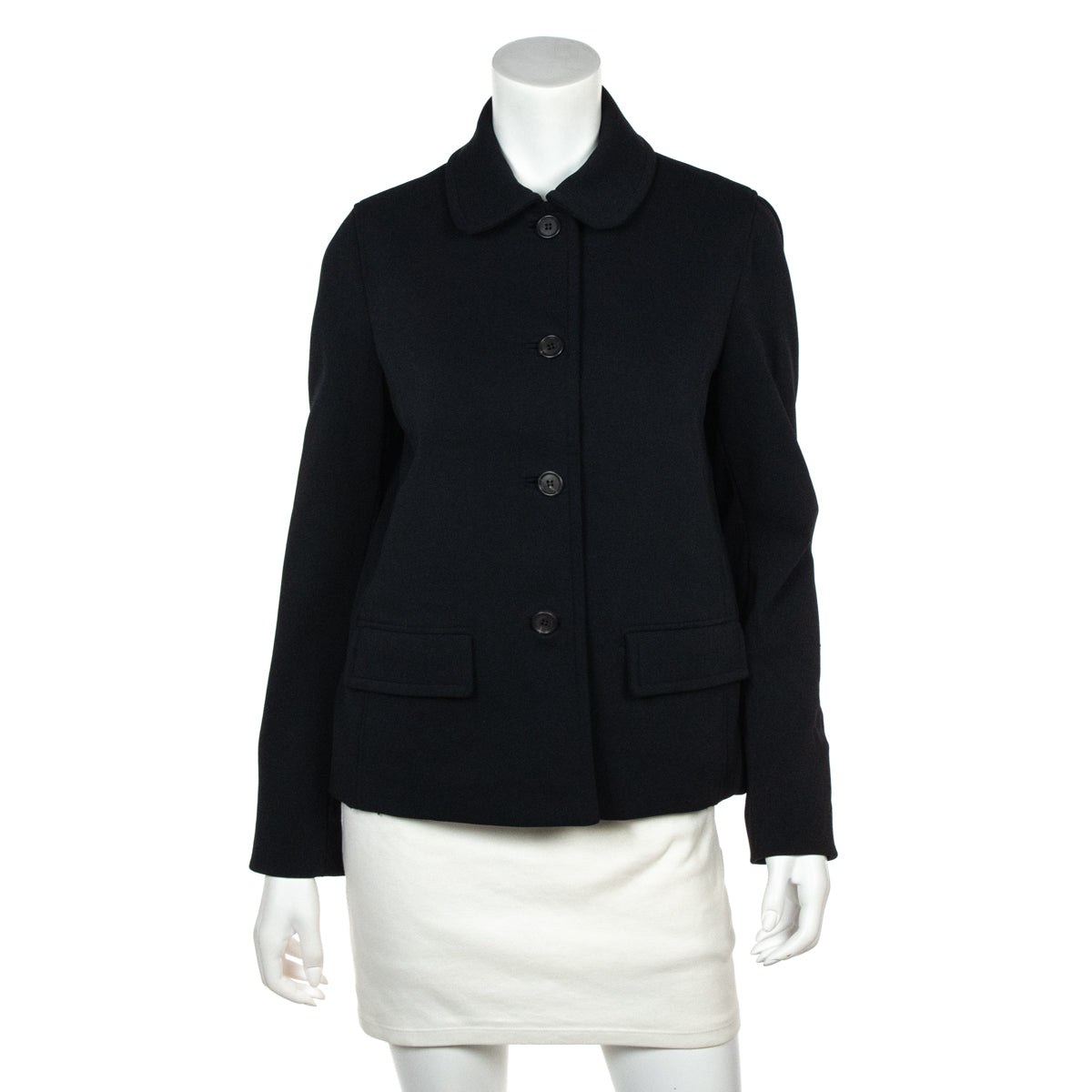 Prada Black Stretch Jacket Size XL | IT 48