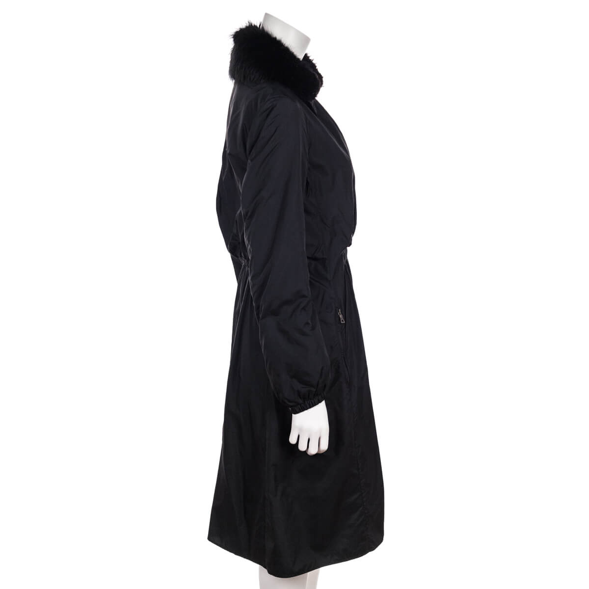Prada Black Nylon Parka Size L | IT 44
