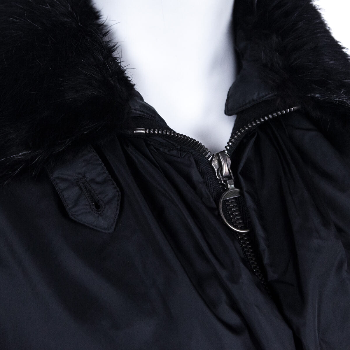 Prada Black Nylon Parka Size L | IT 44