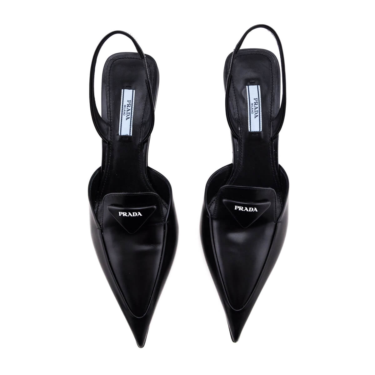 Prada Black Slingback Pumps Size US 8 | EU 38