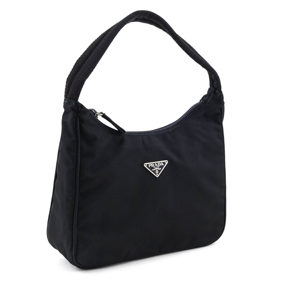 Prada Black Tessuto Mini Hobo