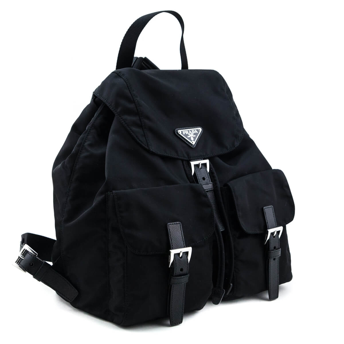Prada Black Tessuto Nylon Vela Backpack