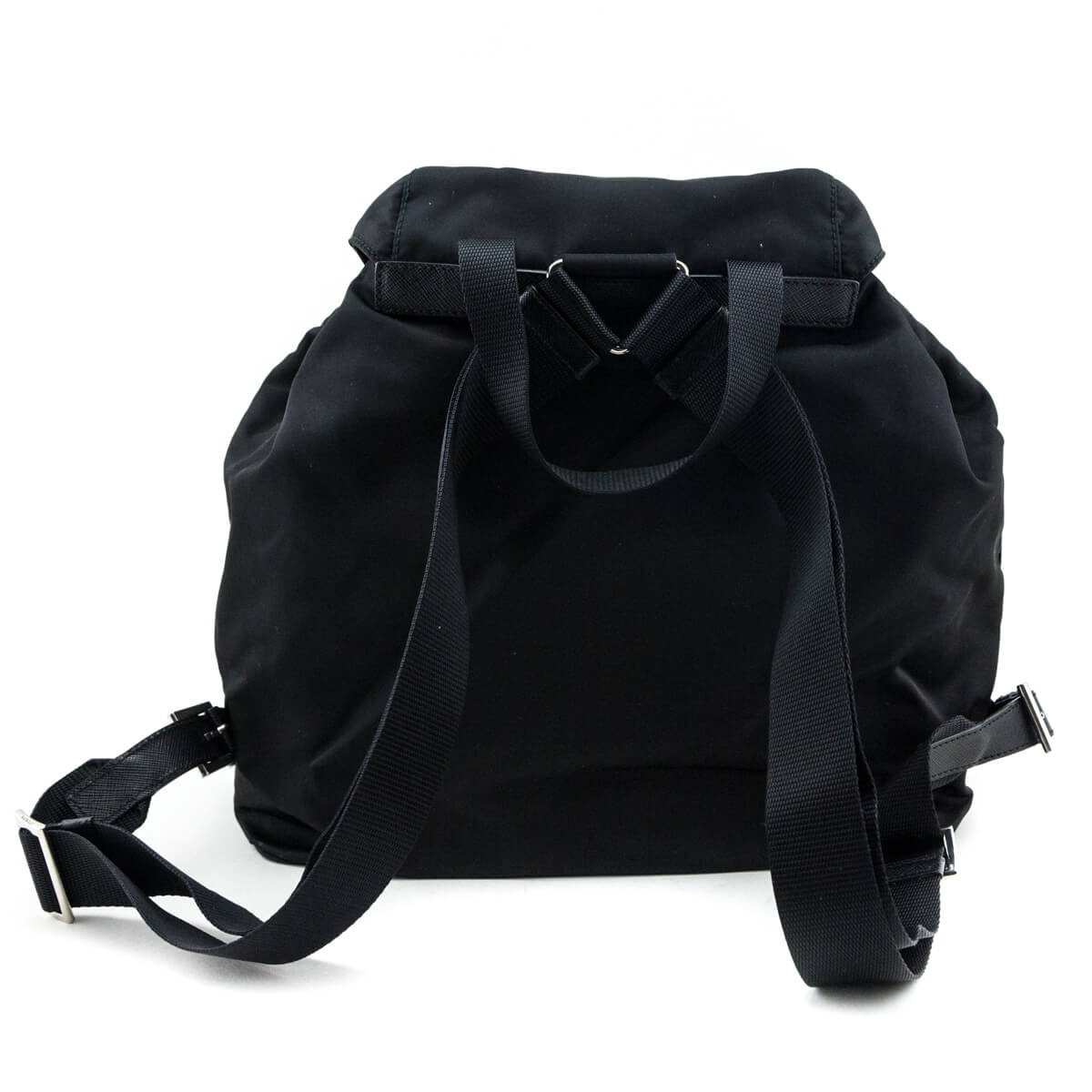 Prada Black Tessuto Nylon Vela Backpack
