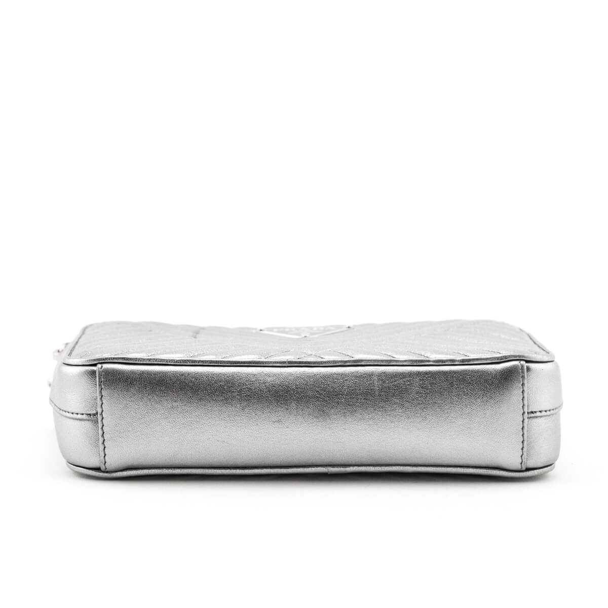 Prada Chrome Quilted Nappa Leather Mini Bag