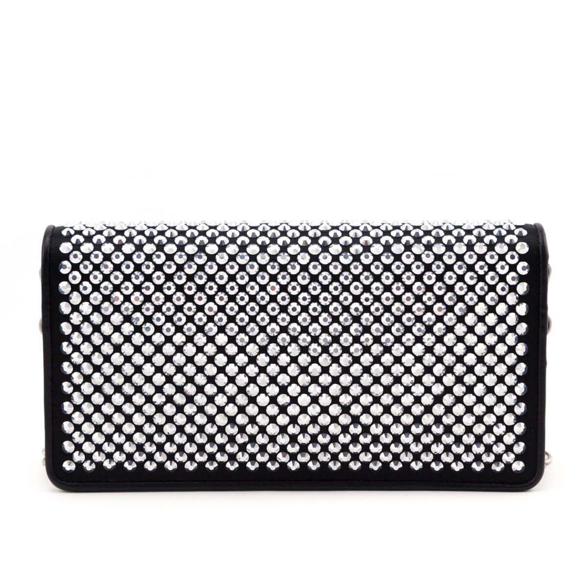 Prada Crystal Mini Wallet Chain
