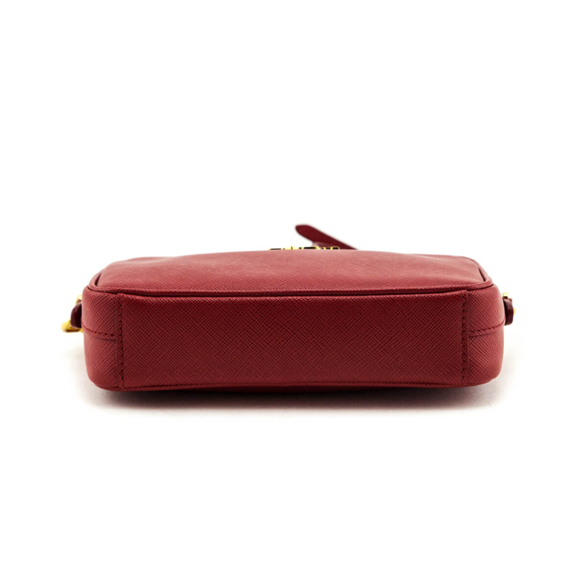 Prada Red Saffiano Small Camera Bag Crossbody