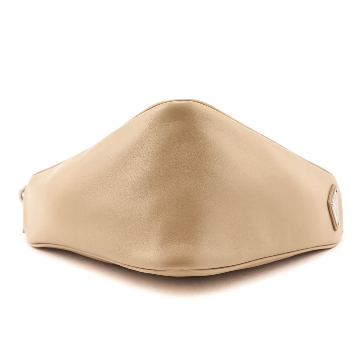 Prada Sabbia Grace Lux Calfskin Triangle Shoulder Bag