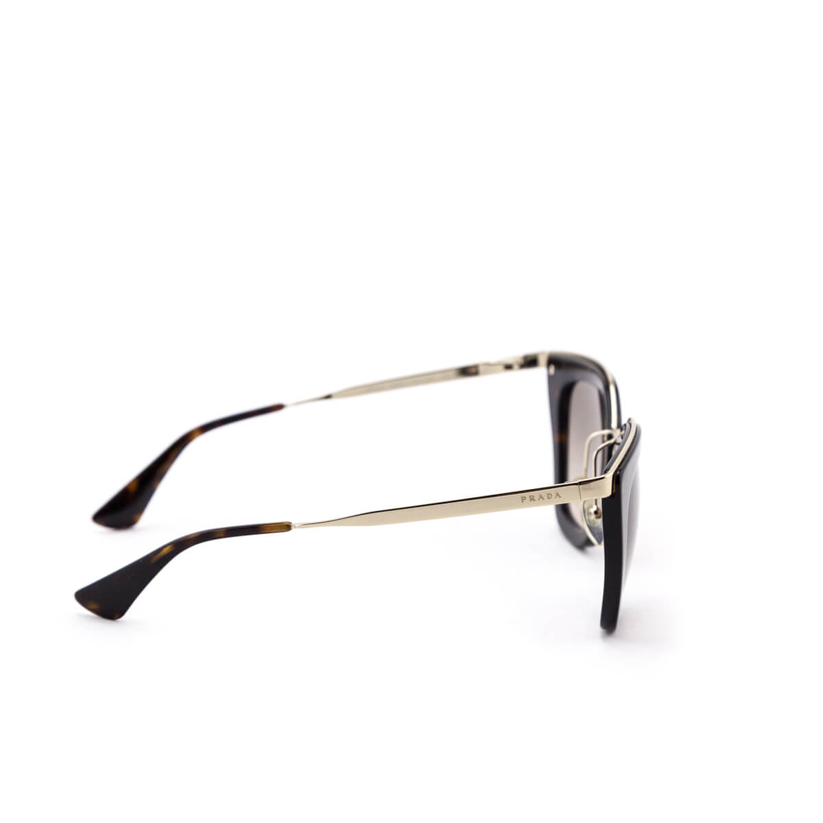 Prada Tortoiseshell Cat Eye Cinema Sunglasses
