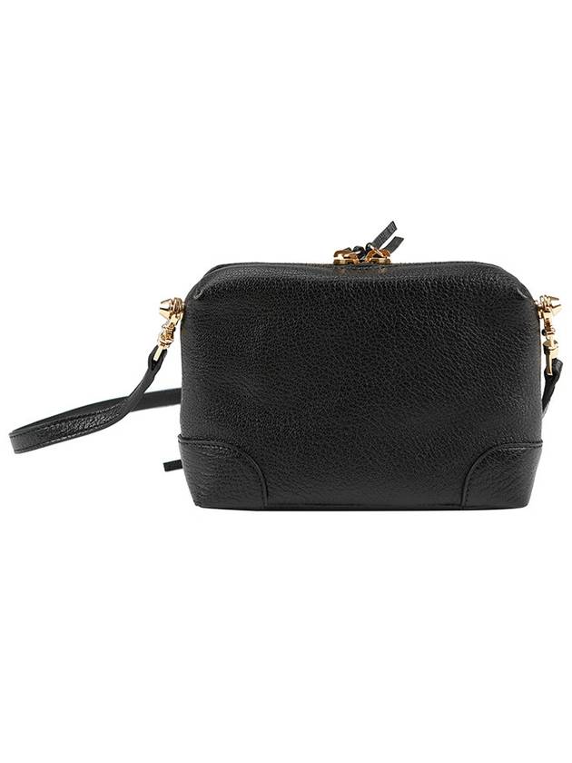 Balenciaga Metal Reporter Mini Cross Bag Black