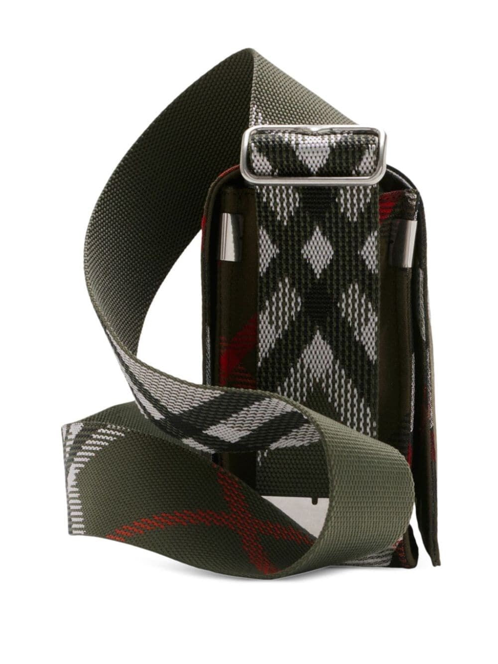 Burberry Men Check Trench Crossbody Bag