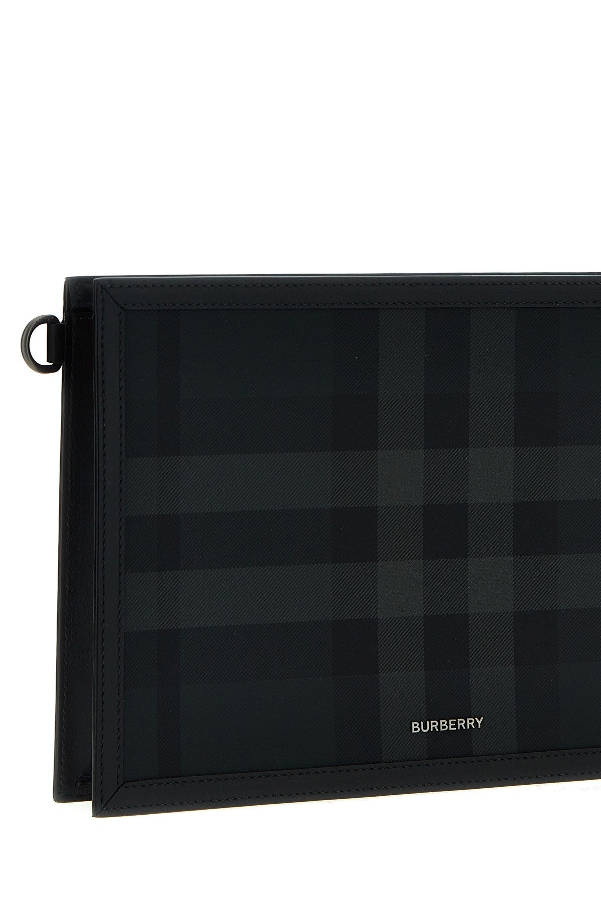 Burberry Men Check Clutch