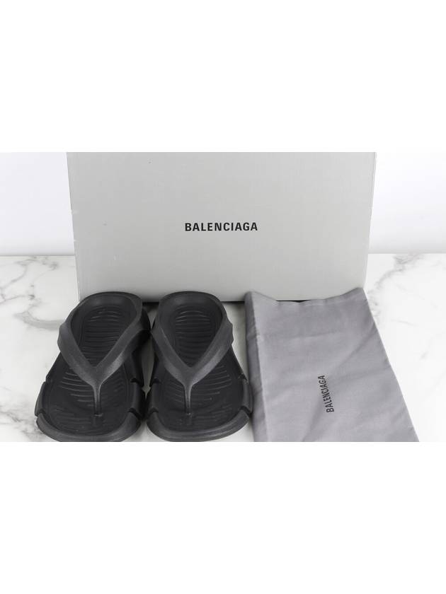 Balenciaga Flip flop slippers black 36 230