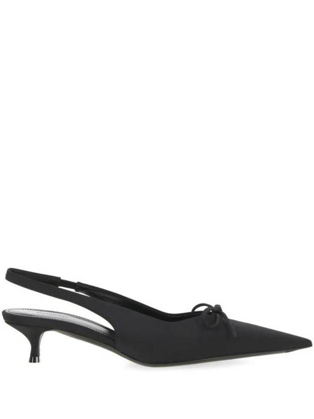 Balenciaga Knife Bow Slingback Heel Black