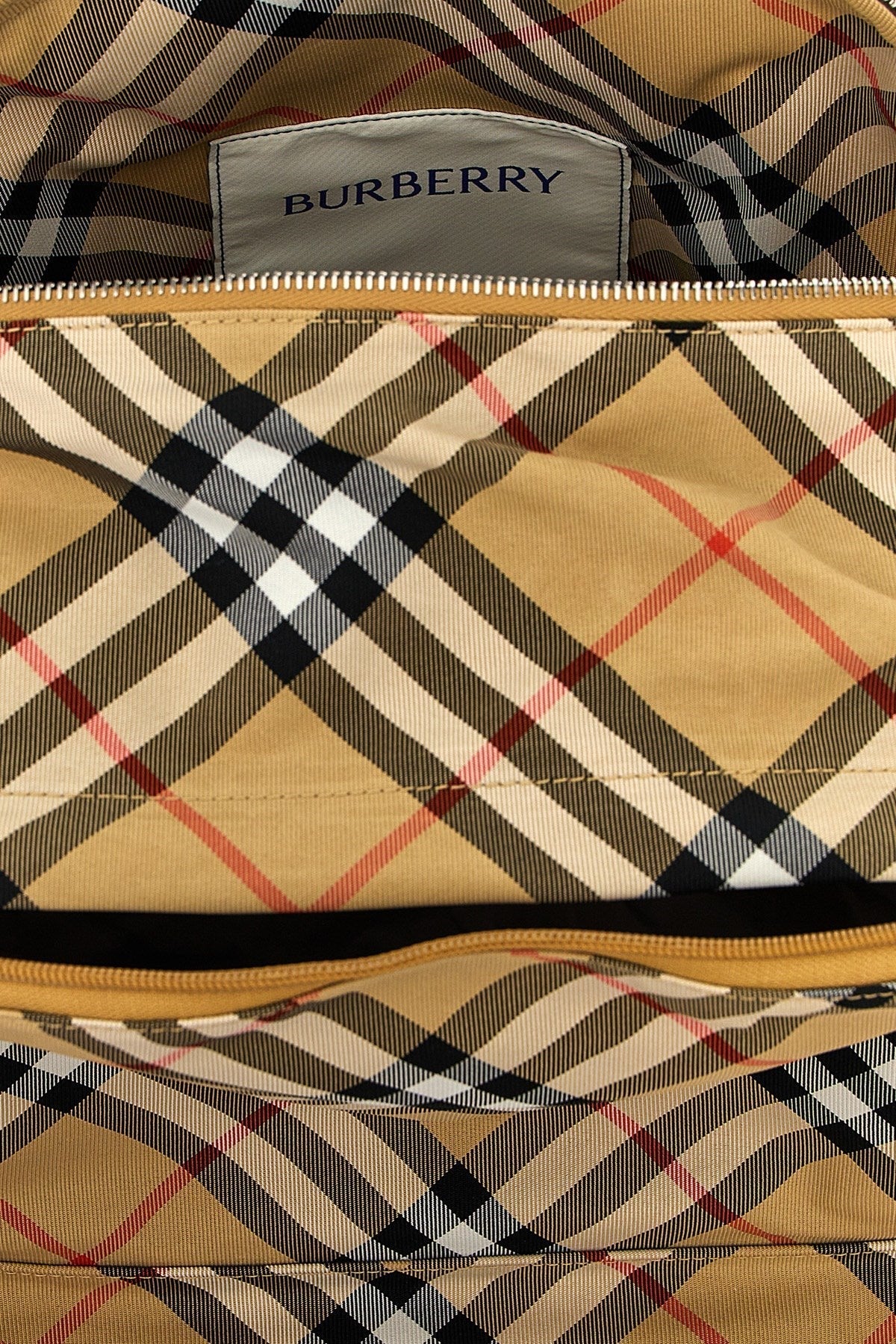 Burberry Men Check Backpack