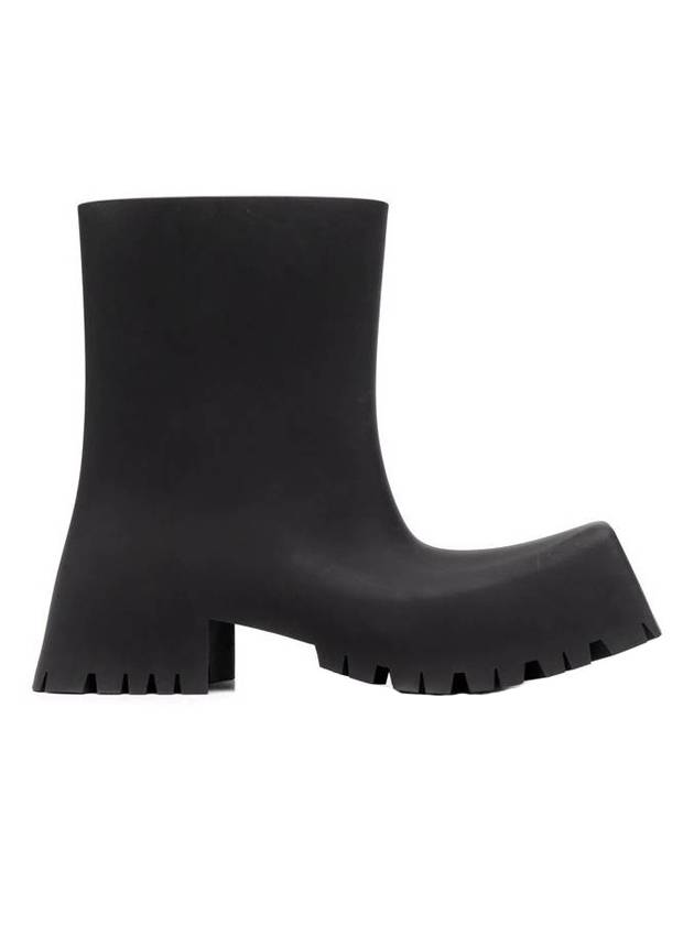 Balenciaga Rubber Trooper Ankle Boots Black