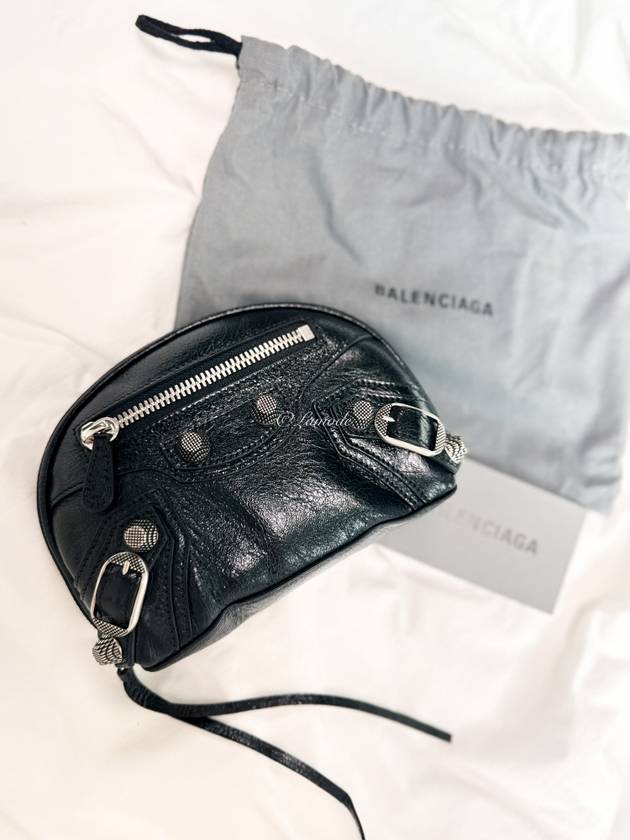 Balenciaga Le Cagole Small Cosmetic Pouch Bag Black