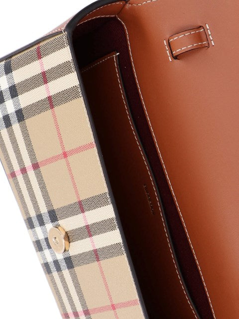 Burberry Women Check Shoulder Bag