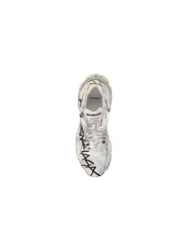 Balenciaga Runner Graffiti Low Top Sneakers White