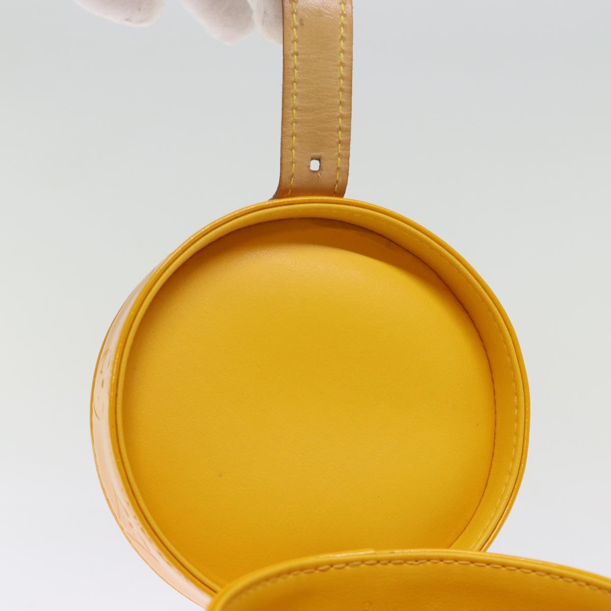 LOUIS VUITTON Monogram Vernis Astor Place Shoulder Bag Jaune M91100 bs14573