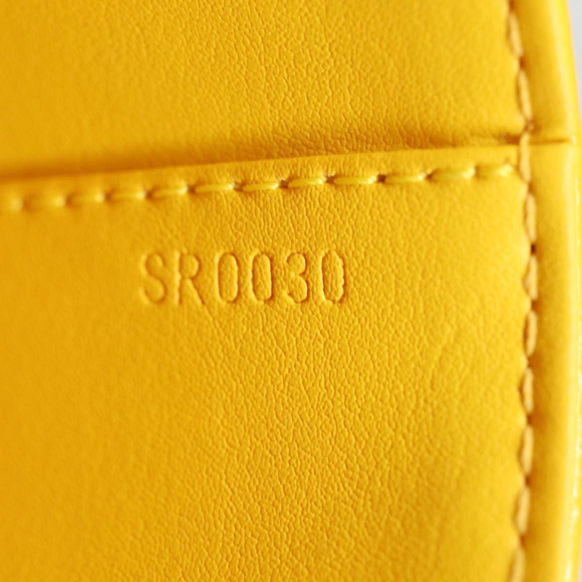 LOUIS VUITTON Monogram Vernis Astor Place Shoulder Bag Jaune M91100 bs14573