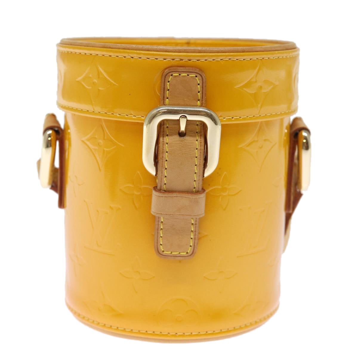 LOUIS VUITTON Monogram Vernis Astor Place Shoulder Bag Jaune M91100 bs14573