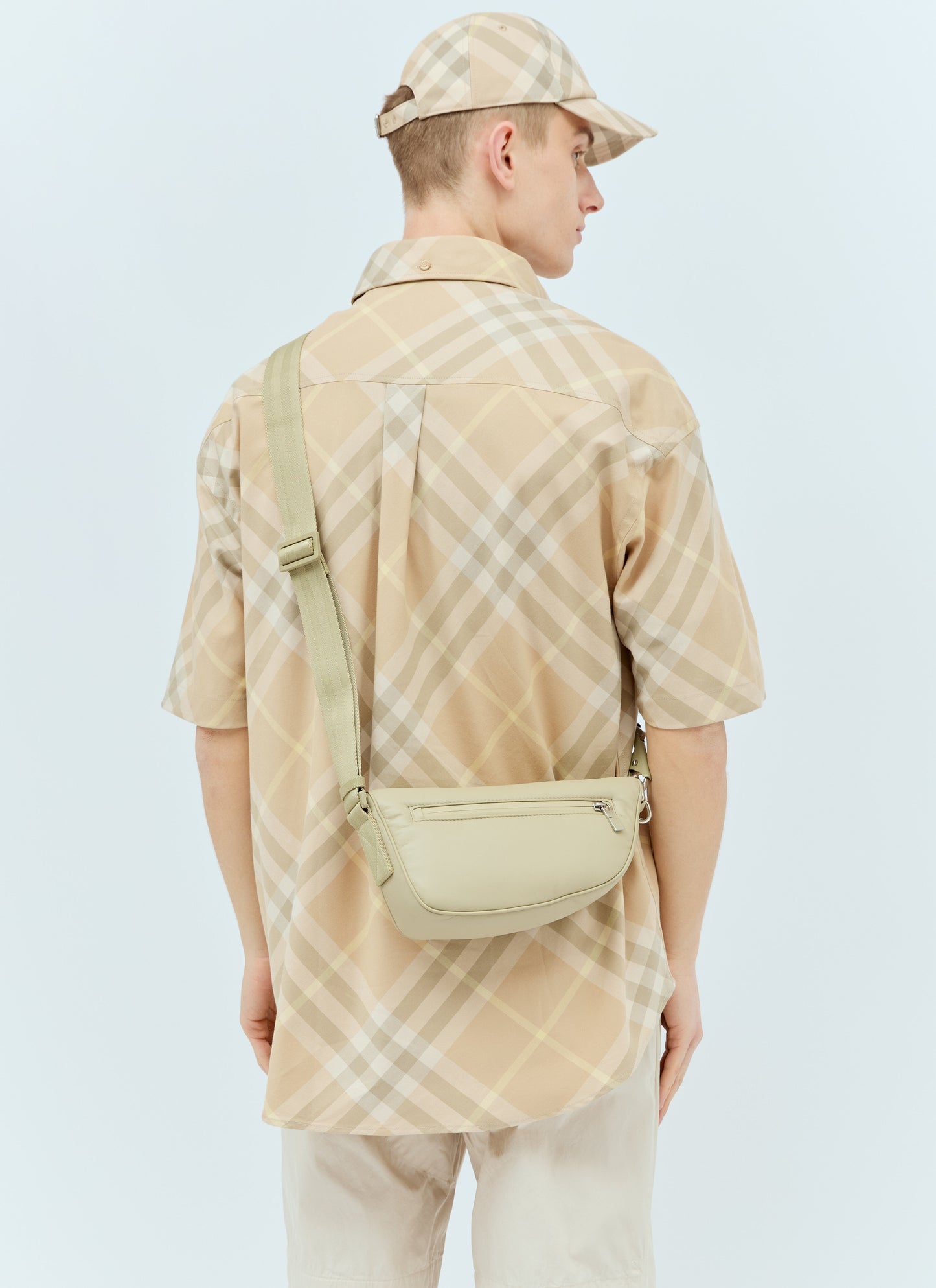 Burberry Men Shield Crossbody Bag