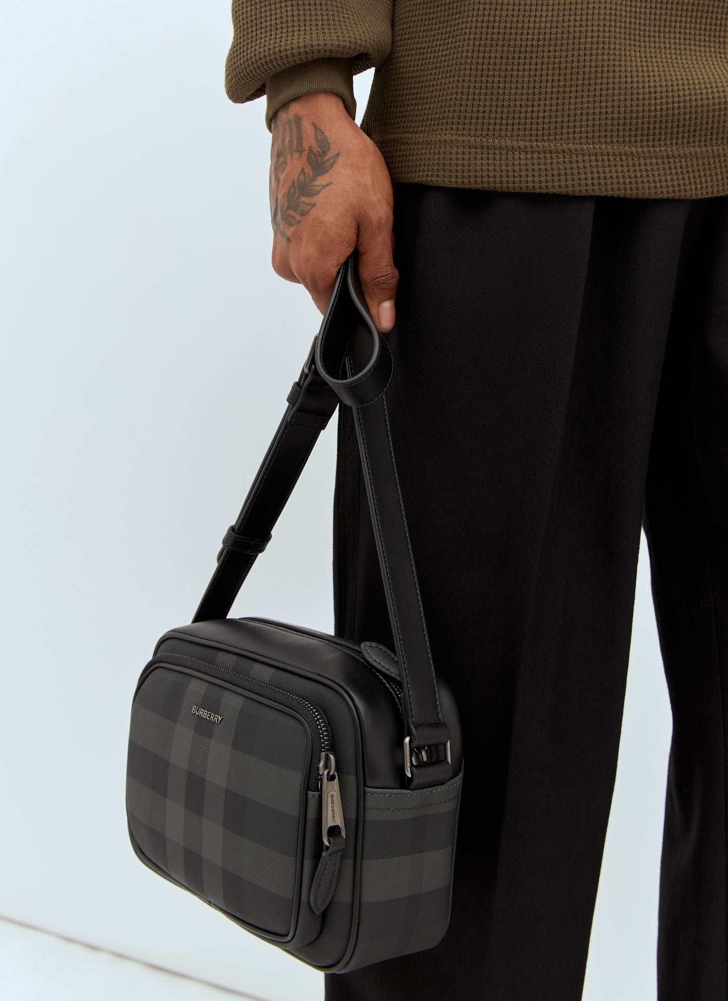 Burberry Men Paddy Crossbody Bag