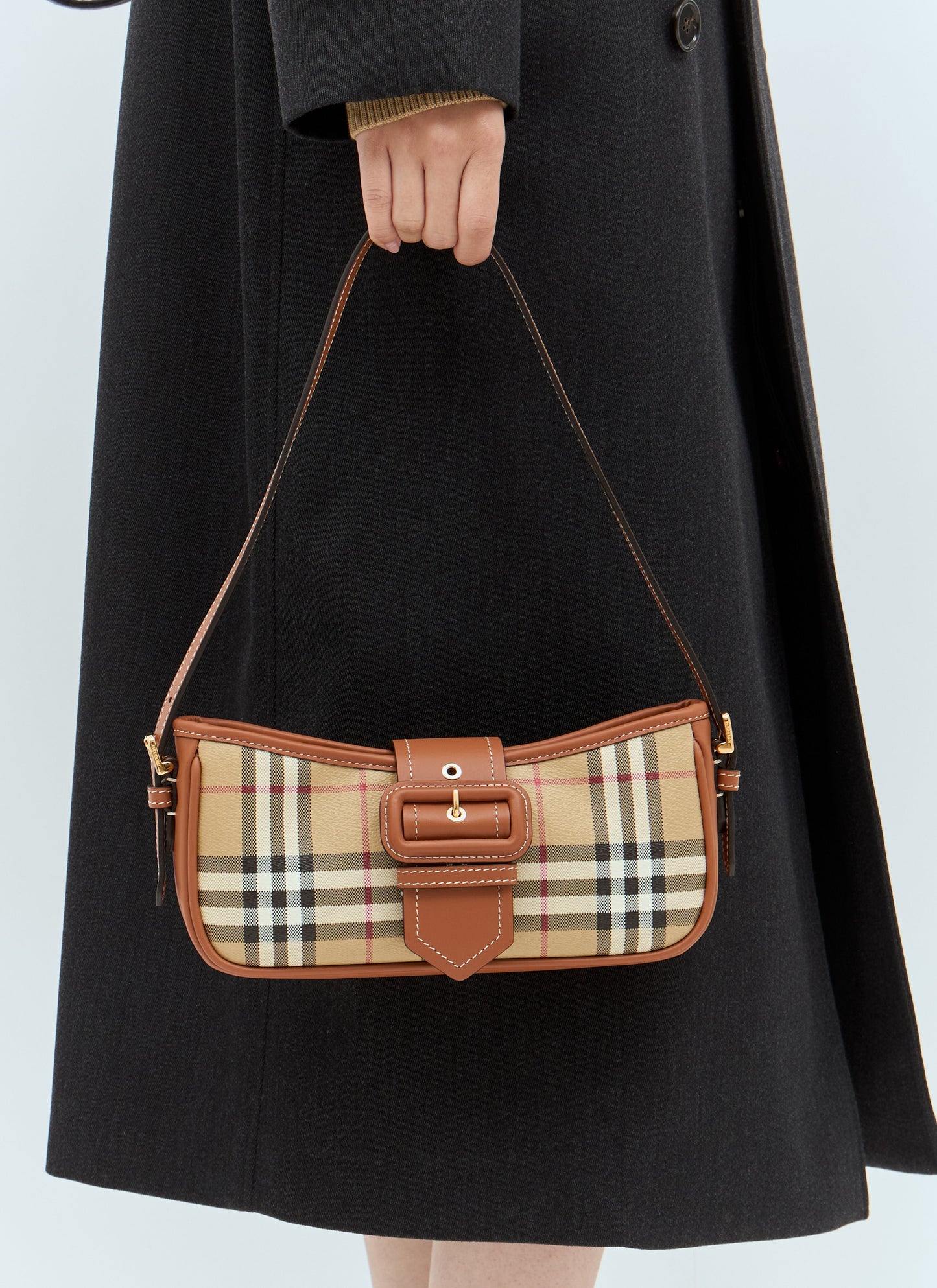 Burberry Women Check Sling Shoulder Bag