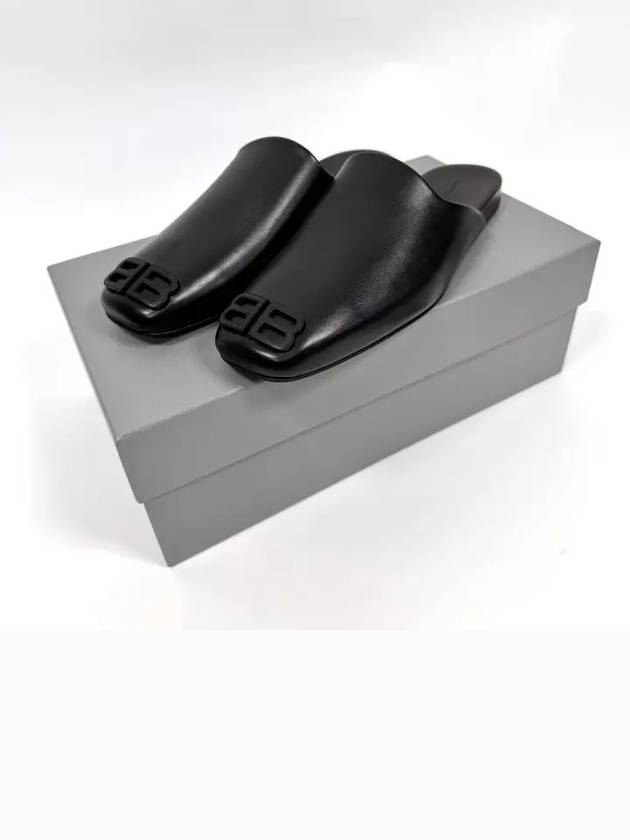 Balenciaga BB Logo Cozy Leather Bloafers