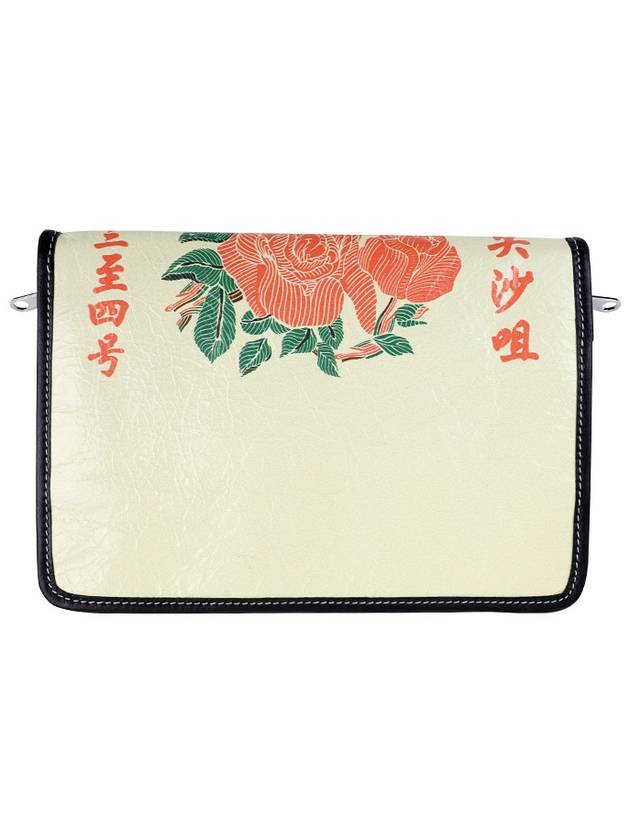 Balenciaga Hong Kong Graphic Clutch Bag Beige
