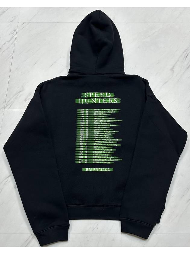 Balenciaga Cotton Speedhunter Print Hoodie