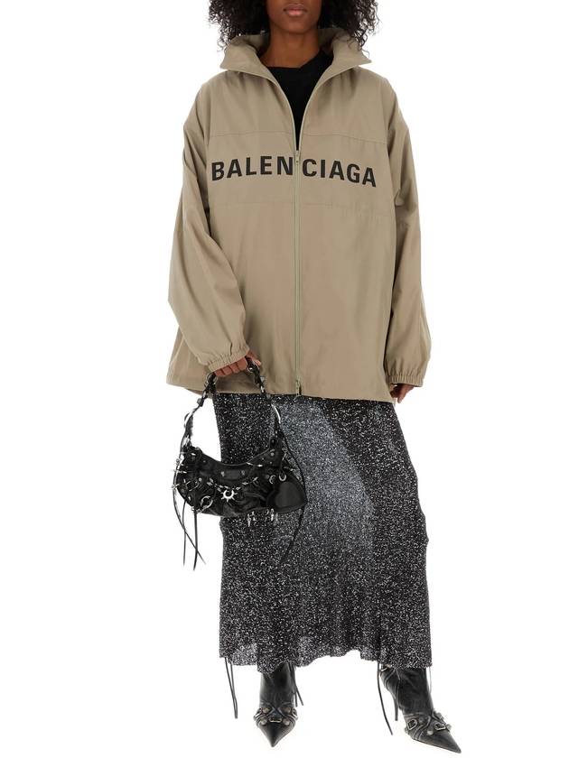 Balenciaga Le Cargol XS Metal Detail Shoulder Bag Black