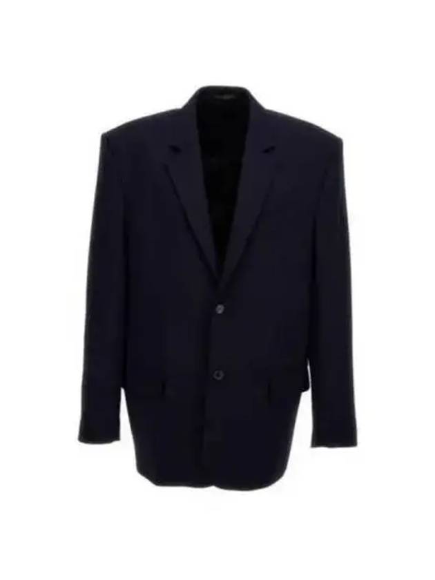Balenciaga Regular Tailored Jacket Navy