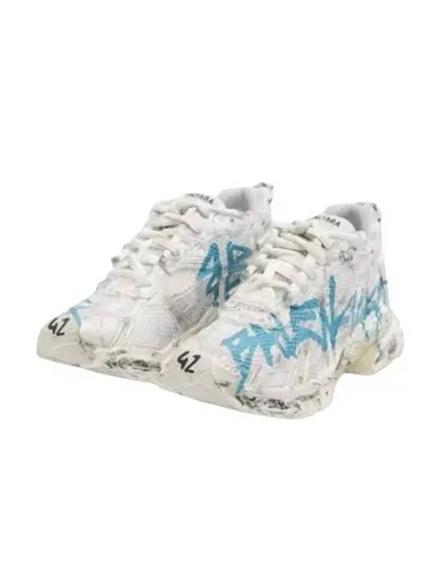 Balenciaga Runner Graffiti Low Top Sneakers White