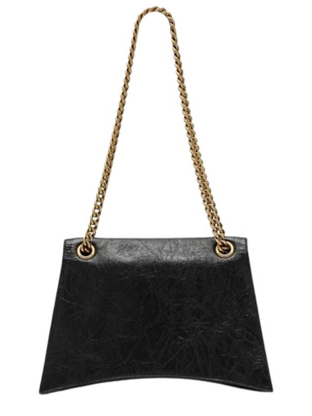 Balenciaga Crush Medium Shoulder Bag Black
