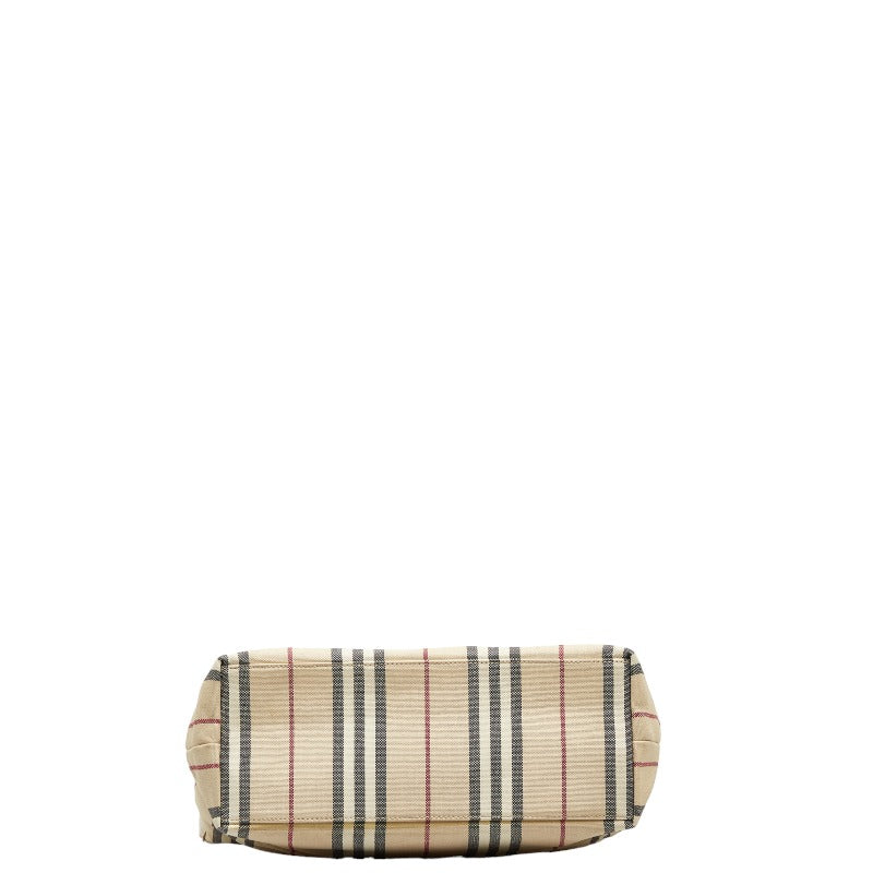 Burberry Nova Check s Bag Beige Multicolor Canvas Ladies Burberry