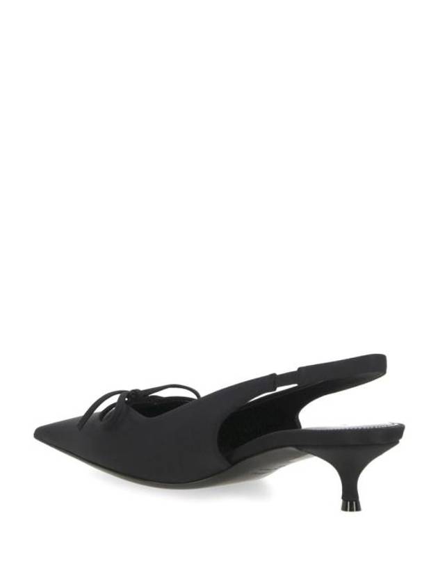 Balenciaga Knife Bow Slingback Heel Black