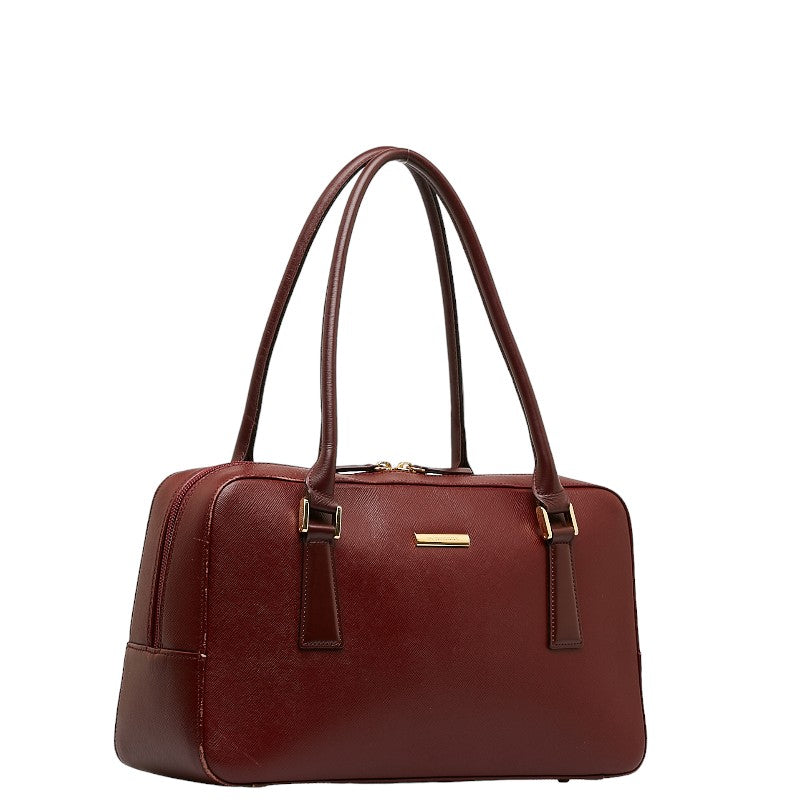 Burberry Nova Check Handbags Red Leather Ladies Burberry