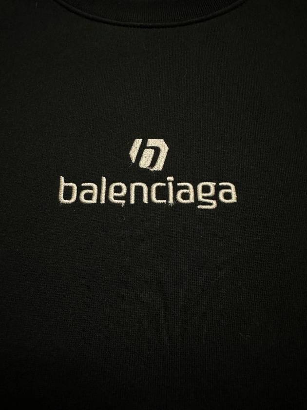 Balenciaga embroidered logo sweatshirt 77