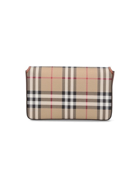 Burberry Women Check Shoulder Bag