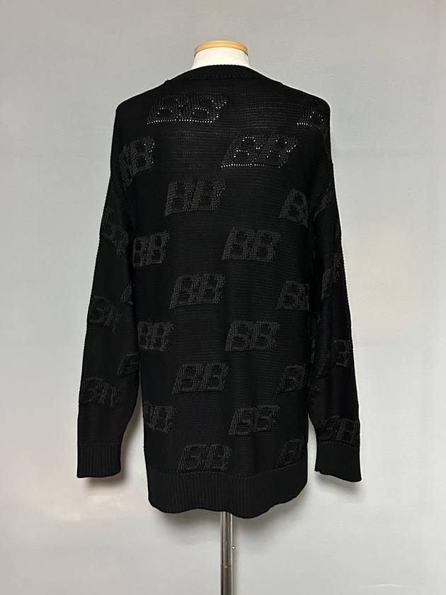 Balenciaga BB embroidered logo knit